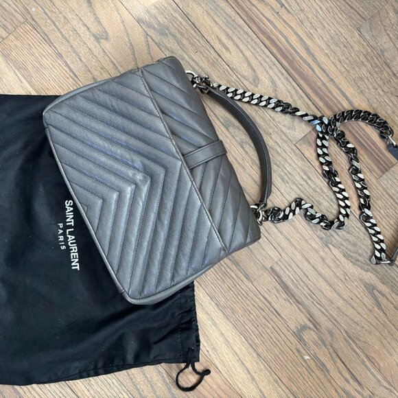 YVES SAINT LAURENT  medium Monogram Collège bag - Picture 2 of 16